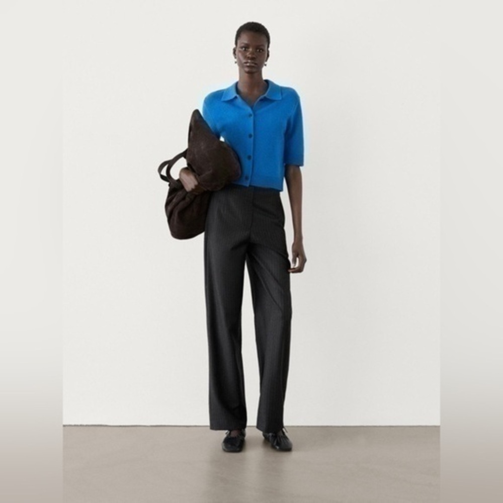 Massimo Dutti PinStripe Wool Trousers